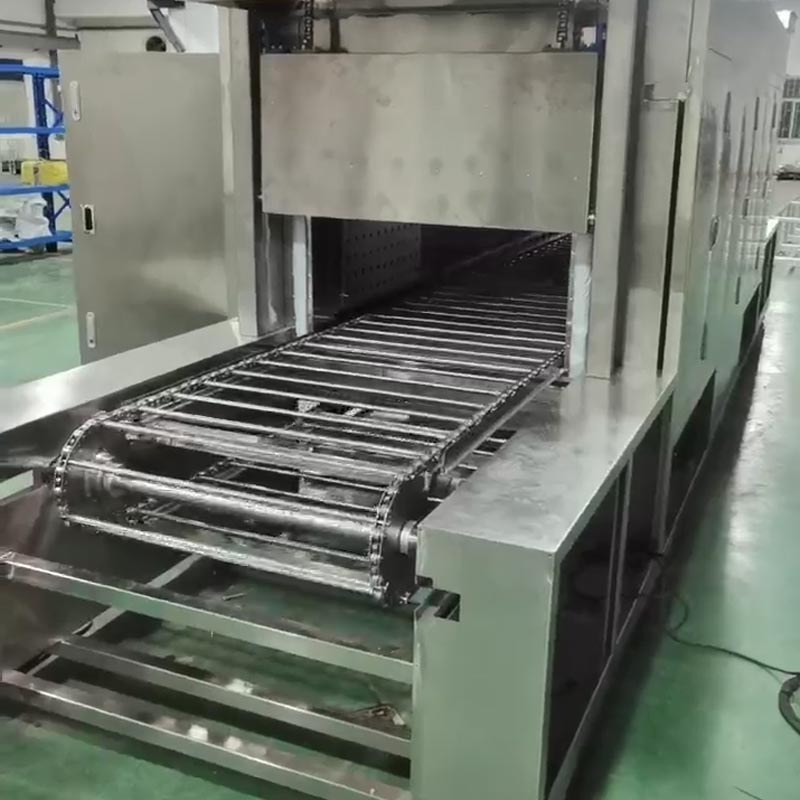 Wysokotemperaturowy, antykorozyjny piec tunelowy o temperaturze 600°C